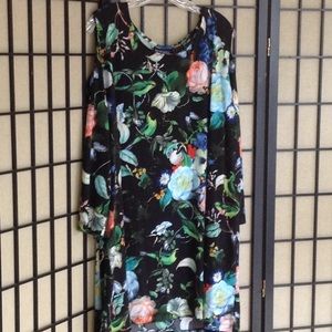 Attitudes by Renee, size 2x cold shoulder top